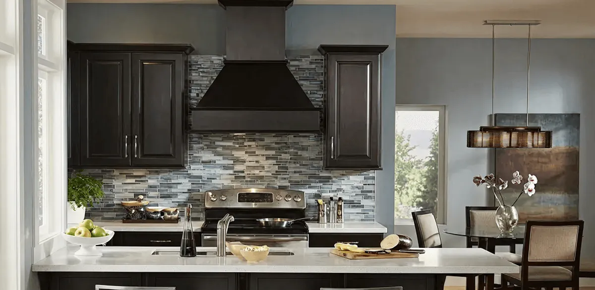 Kitchen cabinet painting and refinishing in a modern kitchen in Tampa, FL